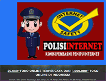 Tablet Screenshot of polisiinternet.com